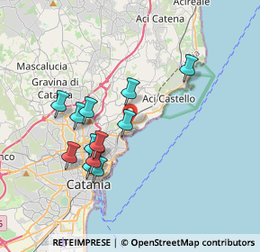 Mappa Via Battello, 95126 Catania CT, Italia (3.73083)