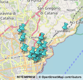 Mappa Strada Sgroppillo, 95126 Catania CT, Italia (1.9735)