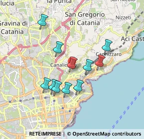 Mappa Strada Sgroppillo, 95126 Catania CT, Italia (1.72091)