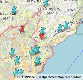 Mappa Strada Sgroppillo, 95126 Catania CT, Italia (2.87133)