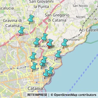 Mappa Strada Sgroppillo, 95126 Catania CT, Italia (1.99846)