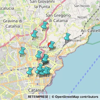 Mappa Strada Sgroppillo, 95126 Catania CT, Italia (2.13824)