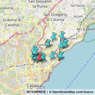 Mappa Strada Sgroppillo, 95126 Catania CT, Italia (1.605)