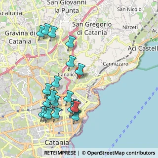 Mappa Strada Sgroppillo, 95126 Catania CT, Italia (2.469)