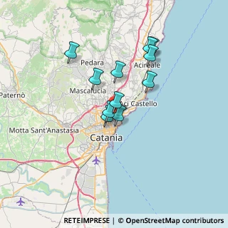 Mappa Strada Sgroppillo, 95126 Catania CT, Italia (6.10273)