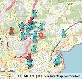 Mappa Strada Sgroppillo, 95126 Catania CT, Italia (1.097)