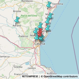 Mappa Via Puglia, 95125 Catania CT, Italia (11.121666666667)