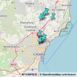 Mappa Via Puglia, 95125 Catania CT, Italia (3.0772727272727)