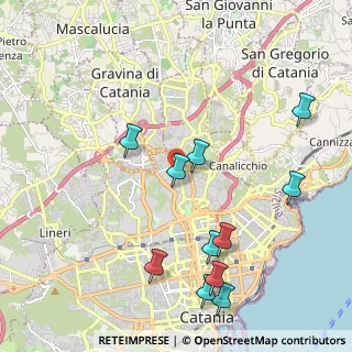 Mappa Via del Bosco, 95125 Catania CT, Italia (2.59636)
