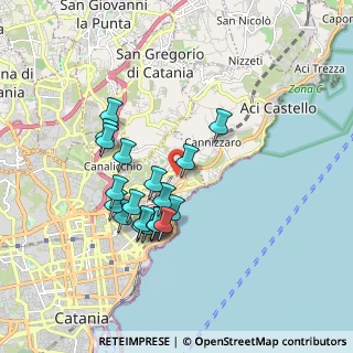 Mappa Via Della Primula, 95126 Catania CT, Italia (1.786)