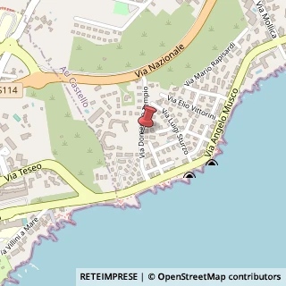Mappa Via Domenico Tempio, 6/A, 95021 Aci Castello, Catania (Sicilia)