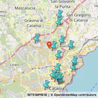 Mappa Via San Gregorio, 95125 Catania CT, Italia (2.59813)