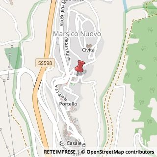 Mappa Via Cavour, 4, 85052 Marsico Nuovo, Potenza (Basilicata)