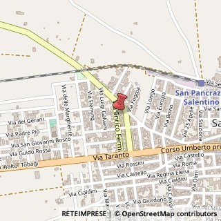Mappa Via Enrico Fermi, 54, 72026 San Pancrazio Salentino, Brindisi (Puglia)