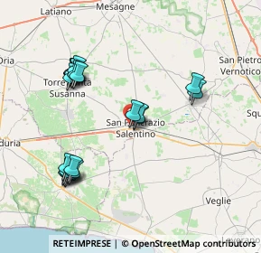 Mappa Via Enrico Fermi, 72026 San Pancrazio Salentino BR, Italia (8.593)