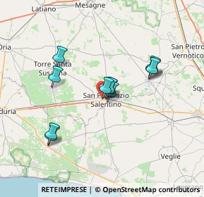 Mappa Via Enrico Fermi, 72026 San Pancrazio Salentino BR, Italia (6.29273)