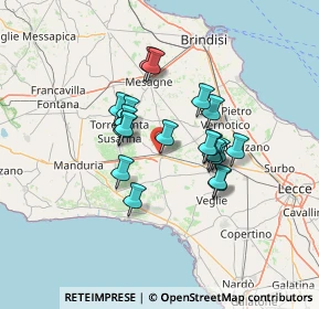 Mappa Via Risorgimento, 72026 San Pancrazio Salentino BR, Italia (11.24)