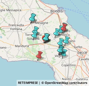 Mappa Via Risorgimento, 72026 San Pancrazio Salentino BR, Italia (11.019)