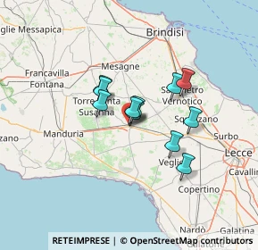 Mappa Via Risorgimento, 72026 San Pancrazio Salentino BR, Italia (9.68364)