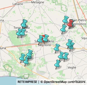 Mappa Via Risorgimento, 72026 San Pancrazio Salentino BR, Italia (9.0865)