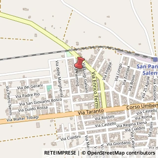 Mappa Via A. Fleming, 17, 72026 San Pancrazio Salentino, Brindisi (Puglia)