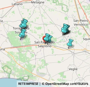 Mappa Via Giuggiola, 72026 San Pancrazio Salentino BR, Italia (7.22353)
