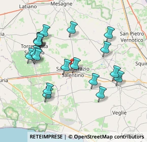 Mappa Via Giuggiola, 72026 San Pancrazio Salentino BR, Italia (8.501)