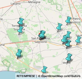 Mappa Via Giuggiola, 72026 San Pancrazio Salentino BR, Italia (9.3055)