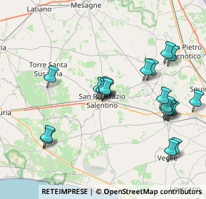 Mappa Via Giuggiola, 72026 San Pancrazio Salentino BR, Italia (8.6175)