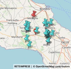 Mappa Via Giuggiola, 72026 San Pancrazio Salentino BR, Italia (11.162)