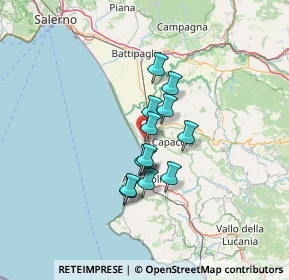 Mappa Via Tavernelle, 84047 Capaccio SA, Italia (9.69)