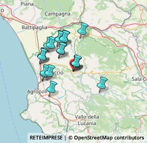 Mappa Largo Guevara, 84069 Roccadaspide SA, Italia (11.8065)