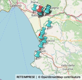Mappa VIA CARLO ALBERTO DALLA CHIESA SN CONDOMINIO ROSA A, 84047 Capaccio SA, Italia (16.4995)