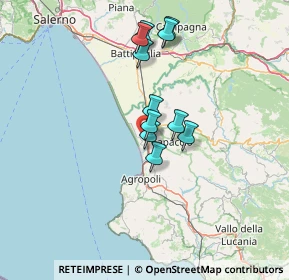 Mappa VIA CARLO ALBERTO DALLA CHIESA SN CONDOMINIO ROSA A, 84047 Capaccio SA, Italia (11.8)