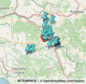 Mappa VIA PETROSA, 84030 San Rufo SA, Italia (9.276)