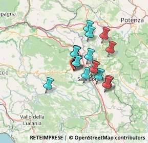 Mappa VIA PETROSA, 84030 San Rufo SA, Italia (10.14529)