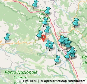 Mappa VIA PETROSA, 84030 San Rufo SA, Italia (9.0375)