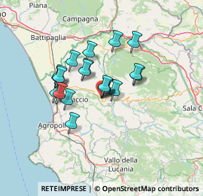 Mappa Via Santa Palomba, 84069 Roccadaspide SA, Italia (10.54)