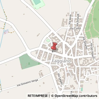 Mappa Via duca d'aosta 4, 74020 Faggiano, Taranto (Puglia)