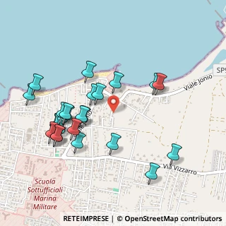 Mappa Via Merluzzo, 18, 74122 Taranto TA, Italia (0.55541666666667)