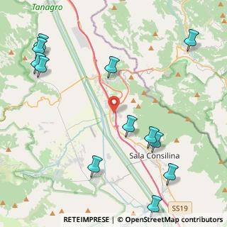 Mappa Via Mezzaniello - AREA PIP, 84030 Atena lucana SA, Italia (6.11)