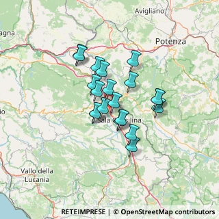 Mappa Via Mezzaniello - AREA PIP, 84030 Atena lucana SA, Italia (10.6415)