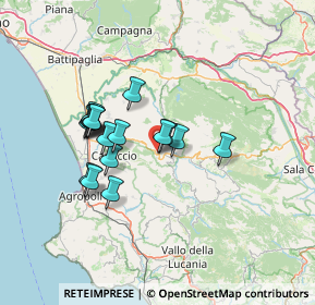 Mappa Via S. Vincenzo, 84069 Roccadaspide SA, Italia (12.25529)