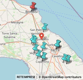 Mappa Via de Pietro, 73018 Squinzano LE, Italia (16.80188)