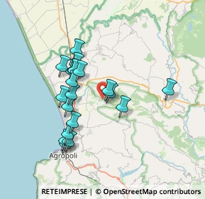 Mappa Via Rodigliano, 84047 Capaccio SA, Italia (6.8295)