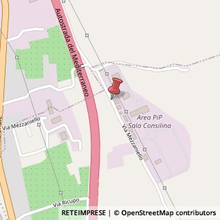 Mappa Via Mezzaniello, 3, 84036 Sala Consilina, Salerno (Campania)