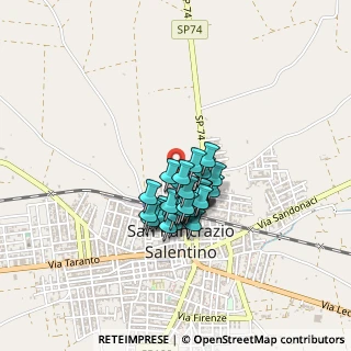 Mappa Via Armando Diaz, 72026 San Pancrazio Salentino BR, Italia (0.29655)