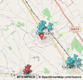 Mappa Via Kennedy, 73018 Squinzano LE, Italia (2.89714)