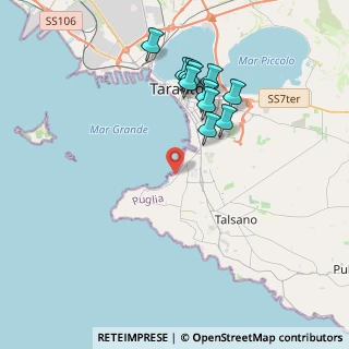 Mappa Via Capodoglio, 74122 Taranto TA, Italia (3.97545)