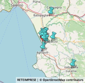 Mappa Via Principe di Piemonte, 84047 Capaccio SA, Italia (7.77)